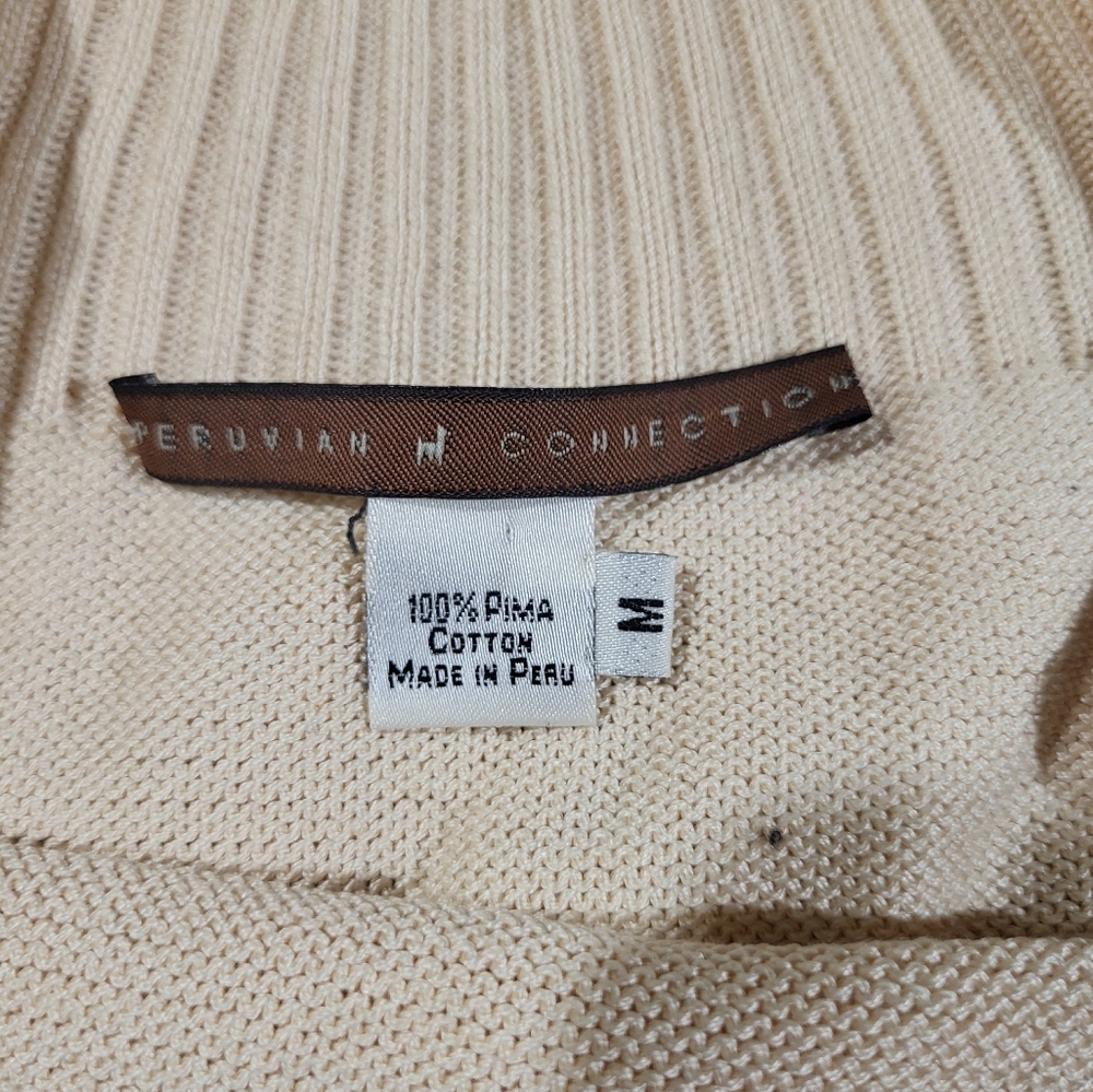 Peruvian Connection Boatneck Pullover Sweater Med… - image 6